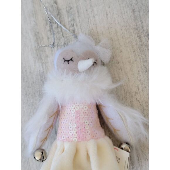 Target owl ballerina Bell sequin‎ ornament Xmas deco - Picture 4 of 6
